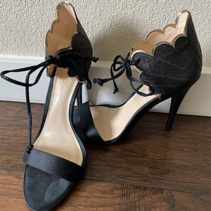 NINE WEST GLITTER HEELS SIZE 8 1/2